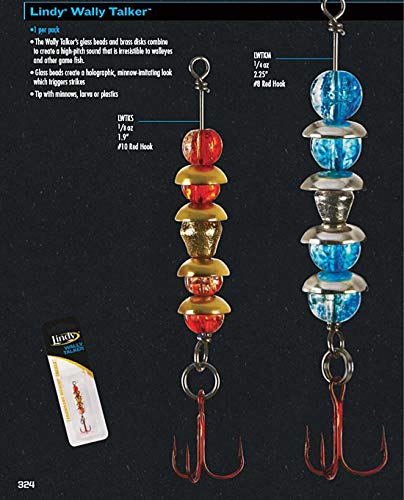 Lindy Wally Talker Ice Fishing Lure for Walleye - color: Pink, size: 1/4 oz