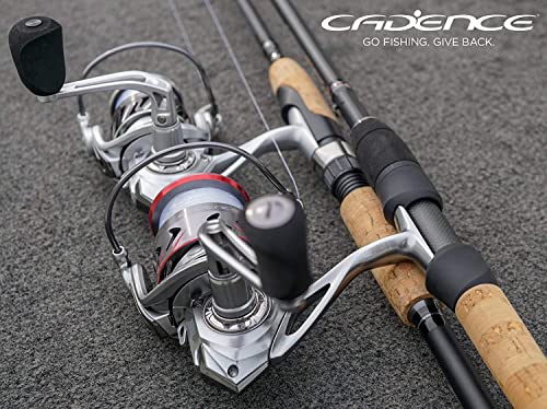 Cadence CS6 CS7 CS8 Spinning Reel, Ultralight Fast Speed Premium Magnesium Frame Fishing Reel with 10 Low Torque Bearings Super Smooth Powerful Fishing Reel with 36 LBs Max Drag & 6.2:1 Spinning Reel - style: Cs7-4000