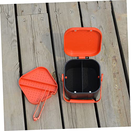 Storage Box Hydrating Clam Worm Container for Live Bait Breathable and Practical Design for Storing and Blood Easy to Clean Present