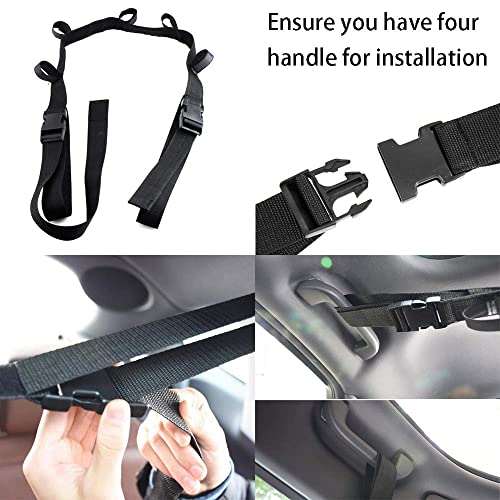 GREATFISHING 2 Pack Car Fishing Rod Holder Adjustable Fishing Pole Holder Belt Straps Fishing Rod Holder Vehicle Fishing Pole Rack Fishing Rod Rack Carrier for Car(holder) - color: L Rod holder