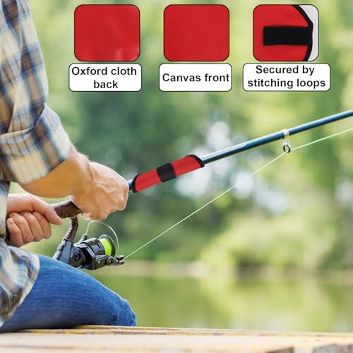 6pcs Lure Protective Cover & Clear Fishing Lure Wraps, Fish Hook Protectors Sleeves Lures Shield Guards for Fishing Rod Pole Keep Anglers Safe & Organized