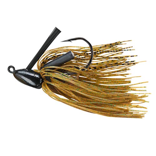 Booyah Boo Jig Bass Fishing Lure with Weed Guard - color: Green Pumpkin, style: Boo Jig (1/4 Oz)