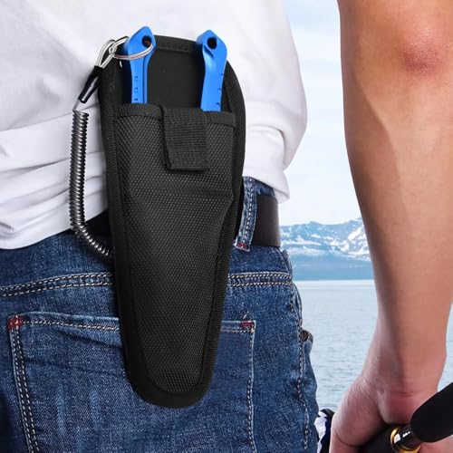 Multifunctional Aluminum Alloy Lure Pliers and Fish Handling Set - Open-Screen Hook Removal - Titanium Alloy Long-Nose Hook Binding Scissors - Ideal Gift for Fishing Enthusiasts