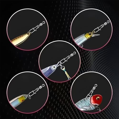 Fishing Snap Swivels - size: 55mm/2.17inch