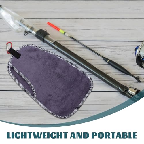 Quick-Dry Fishing Towels with Clip Microfiber Gym and Camping Towels for Outdoor Anglers and Boating