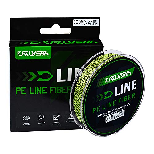 Braided Fishing Line, Abrasion Resistant Zero Stretch Braided Lines 4/8 Strands Super Strong Superline 6Lb -100Lb Test 109/328/547/1094/2187 Yards - color: Yellow/Black(4 Strand), size: 30 LB (109 Yards)