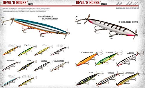 Smithwick Lures Devil's Horse Propeller Topwater Fishing Lure - Mimics Fleeing Shad - color: Chrome/Blue Back, size: 4.5-Inch, 3/8-Ounce
