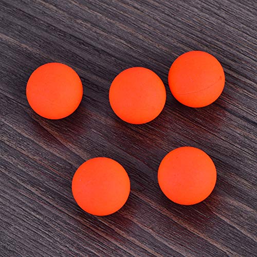 100Pcs Fishing Floats Balls, Foam Fishing Bobbers Buoyancy Ball Red Pompano Rigs Rig Floats Strike Indicator for Fishing Tackle Accessory 0.5inch (6#)