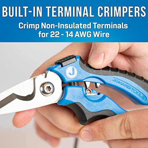 Jonard Tools KWC-700 Multi-function Kevlar® & Wire Cable Cutting Shears, 7" - style: Ultra Kevlar Cutter