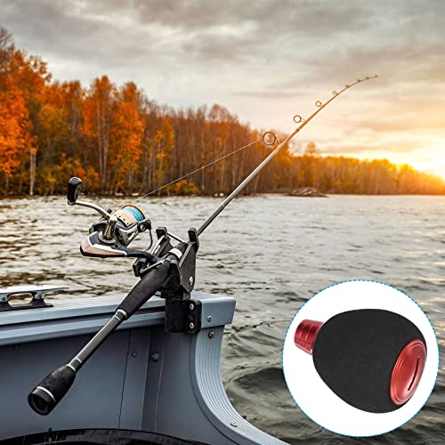PATIKIL Fishing Reel Handle Knob, Lightweight EVA Fishing Reel Power Knob Handle Grip for Fishing Reel Replacement Parts - color: Red