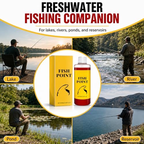 Concentrated Fish Attractant Liquid, Red Worm Liquid Spray, Bait Scent Attractor for Freshwater Fishing, Improves Bite Response - color: 1PCS