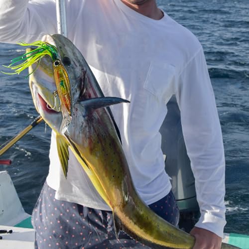 Squid Fishing Lures Set, Fishing Squid Lures Soft Luminous, Large Simulation Artificial Lures Baits Lifelike Plastic Fishing Soft Lure for Saltwater and Freshwater - color: A-Squid lure 6pcs