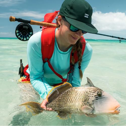 RIO Products Fluoroflex Bonefish Tapered Leader - 100% Fluorocarbon Fly Fishing Leader for Saltwater Species - Abrasion Resistant - size: 8lb