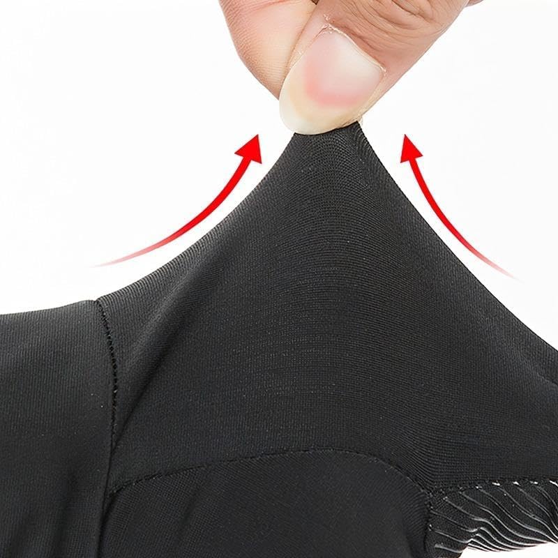 INOGIH Half-Finger Driving Gloves for Men Women,Summer Lightweight Non-Slip Sun-Gloves for Cycling Fishing Sailing Rowing - color: Black