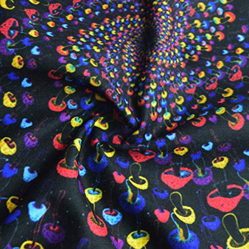 Obacle Seamless Face Mask Rave Bandana Men Women for Dust Sun Wind Protection - color: Mushroom Colorful