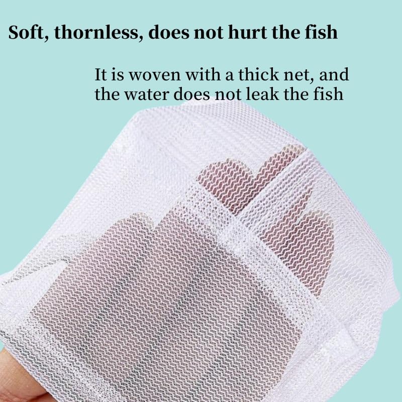 Fish net for Fish Tank 2 Pieces of Aquarium with Handles Small net | fish tank accessories 4 inches / 3 inches Shrimp Tank Accessories,Suitable for small pets like little fish and shrimp