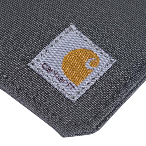 Carhartt 700D Nylon Duck ID Holder and Lanyard, W/Mesh ID Window for Quick Access - color: Gravel