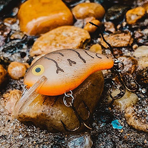 Rebel Lures Wee Frog Ultralight Crankbait Fishing Lure - color: Chartreuse Frog, size: 1/8 oz