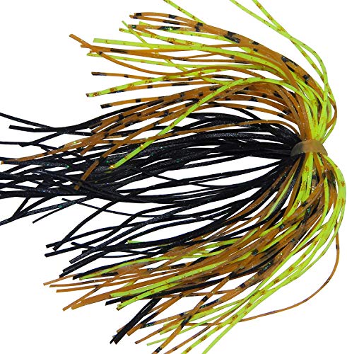 Spinnerbait Skirts Jig Skirts Silicone Bass Fishing Jigs Replacement Skirt 50 Strands DIY Fishing Lures Rubber Skirt for Spinnerbaits Buzzbaits Spoon Blade Squid Jig 6/18/30 Bundles - style: 6pcs