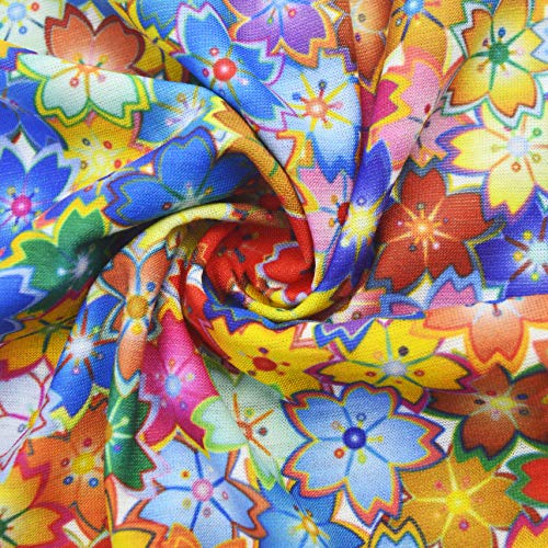 Obacle Seamless Face Mask Rave Bandana Men Women for Dust Sun Wind Protection - color: Multicolor Small Flower