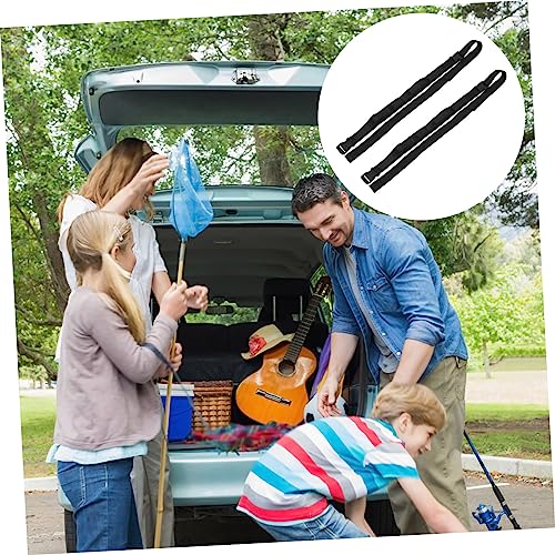 2pcs Vehicle Fishing Rod Holder Strap Multi-Functional Fishing Pole Band Rack for Car Storage Accommodates up to Rods Easy Install and Remove