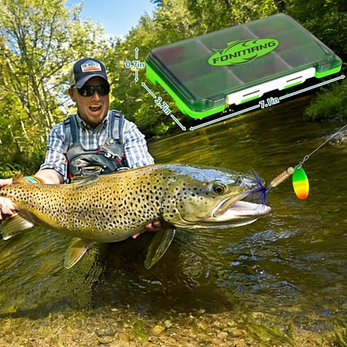 FONMANG Fishing Lure Spinner baits for Freshwater and Saltwater,2026 New Bass Trout Fishing Lures Also for Crappie Salmon Walleye Pike - color: A-12Pcs Spinners
