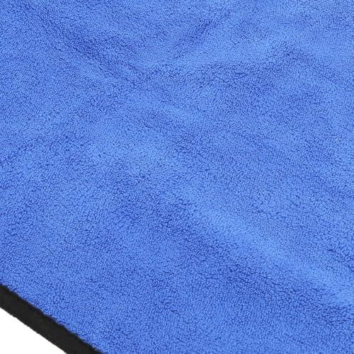 – Thickened Double Sided Absorbent Hand Towel with Clip for Fishing, Boating, Kayaking, Wiping Rods, Reels and Outdoor Gear, 15.7 x 11.8 Inch(Blue) - color: Blue