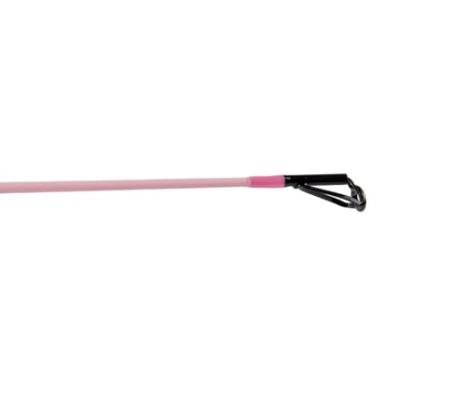 Profishiency Blush Spinning Fishing Combo | 6'6" 2-Piece Medium Rod, Fiberglass Rod, 3000 Size Spinning Reel, 5.2:1 Gear Ratio, 4+1 Bearings, Pre-Spooled with 10 lb Line