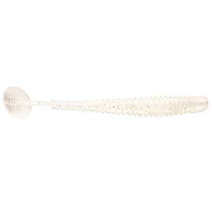 Strike King Rage Slim Swimmer Fishing Lure, Soft Plastic Swimbait, 4-Inches, 8-Pack - color: Pearl Flash
