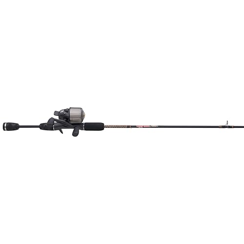 Ugly Stik GX2 Spincast Reel and Fishing Rod Combo - size: 6 Size Reel - 5\'6" - Medium - 2pc, style: New Model - Red - Youth
