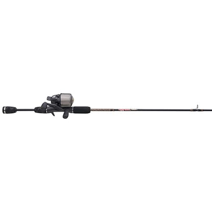 Ugly Stik GX2 Spincast Reel and Fishing Rod Combo - size: 6 Size Reel - 5\'6" - Medium - 2pc, style: New Model - Red - Youth