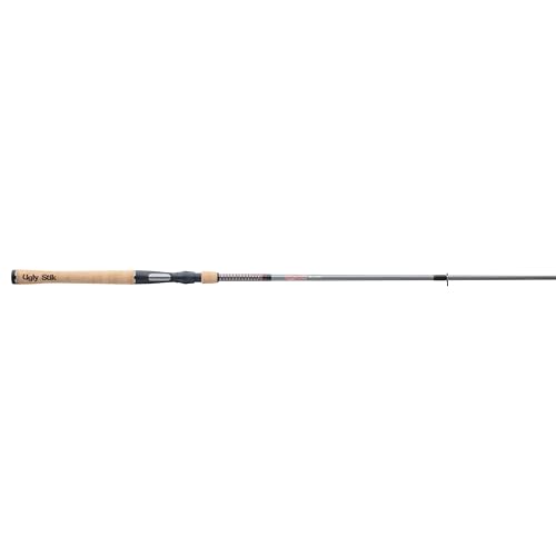 Ugly Stik Elite Spinning Fishing Rod - size: 7' - Medium - 1pc, style: New Model