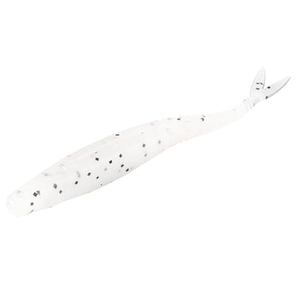 Strike King Mach Skooler Fishing Lure, Soft Plastic Jerkbait, Heavily Salted, Sleek Design, Erratic Action - color: Purple Frenzy, size: 5"