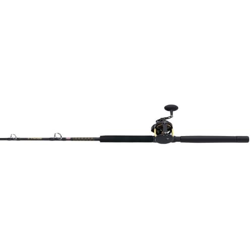 Penn Squall II Lever Drag Fishing Rod & Reel Combo - size: 50 Size Reel - 6'6" - Medium Heavy