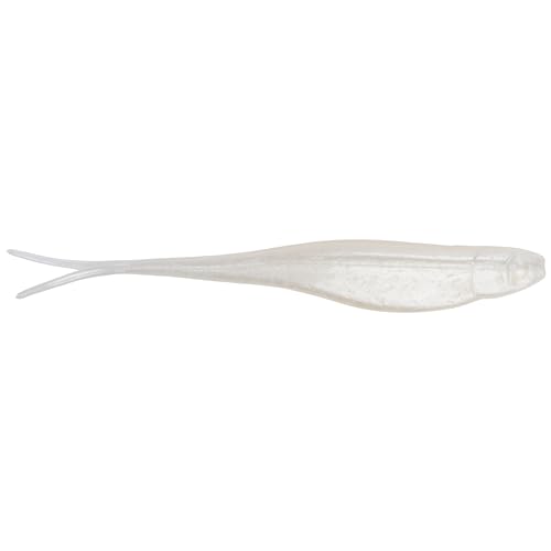 Strike King 3X Z Too Soft Jerkbait Fishing Lure, 5", Salt-Impregnated - color: Pearl, size: 5"