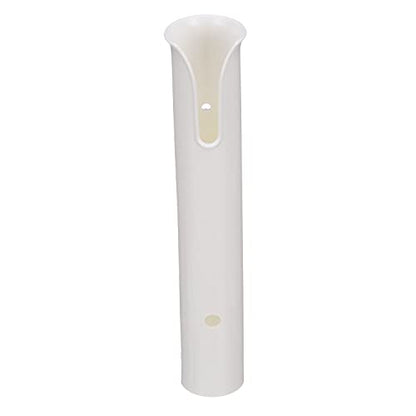 attwood 12708-2 PVC Rod Holder Storage, White PVC Construction, 9 Inches Long, Holds Rod Grips Up to 1 ¾-Inch Diameter, One Size