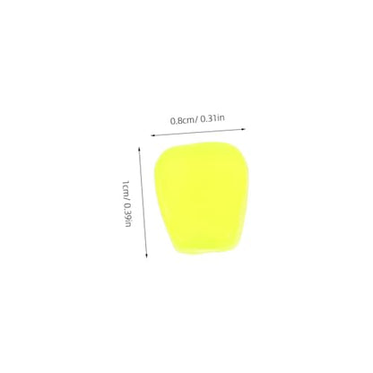 TEHAUX 150pcs Silicone Floating Carp Fishing Lures Soft Artificial Fake Corn Baits 1cm Yellow Green Red for Freshwater River Lake Fishing