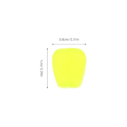 LIFKOME 150pcs Soft Silicone Fake Corn Carp Fishing Bait Realistic Appearance and Repeated Use, Floating Lure for Freshwater Fishing and Multiple Fish Species