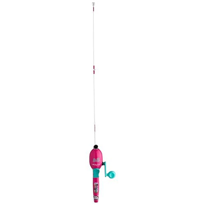 Shakespeare Youth Fishing Reel and Rod Combo - color: Mattel Barbie Beginner