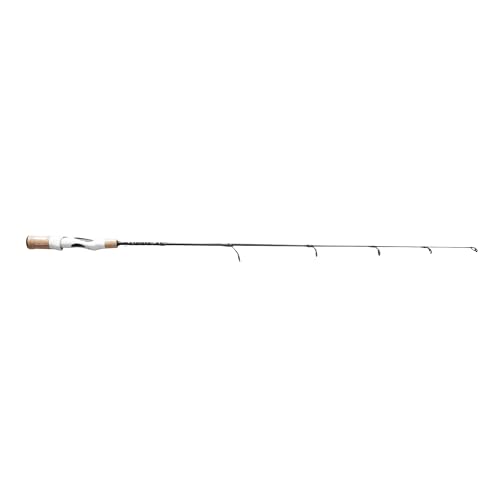 Nordic Legend Carbon Fiber Construction Ice Fishing Rod and Reel Combo with Stainless Steel Guide Loops, 26”/28”/30”/32”/36” Sensitive Ice Fishing Pole Ice Fishing Gear for Ice Fishing - size: 32'' Ice Fishing Rod