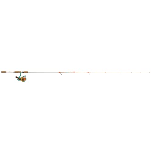 ProFISHiency 6' Krazy Rec Spincast Combo | Micro Spincast Reel | Aluminum Handle w/Cork Knobs | Pre-Spooled w/ 6lb Hi-VIZ - style: Krazy Rec Spinning Combo 5.2:1 Gear Ratio