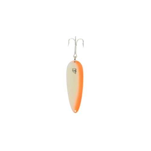 Dardevle Nickel Back 1 oz Fishing Spoons - color: Glow Orange