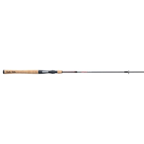 Ugly Stik Elite Spinning Fishing Rod - size: 6'6" - Medium - 2pc, style: New Model