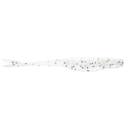Strike King Mach Skooler Fishing Lure, Soft Plastic Jerkbait, Heavily Salted, Sleek Design, Erratic Action - color: Purple Frenzy, size: 5"