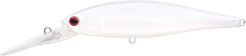 LUCKY CRAFT Pointer 100DD-S, Saltwater Surf Fishing Lures, Jerkbait, Halibut, Surf Perch, Calico Bass, White Seabass, Striped Bass, Sinking, Fishing Gear - color: 701 Pearl White