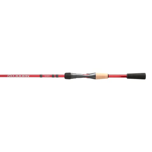 SLX Casting - color: Red/Black, size: Pieces: 1 | Length: 6'6" | Power: Medium Heavy
