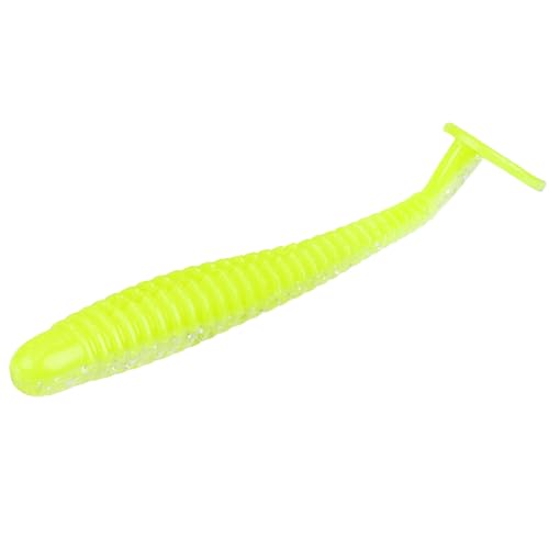 Strike King Rage Slim Swimmer Fishing Lure, Soft Plastic Swimbait, 4-Inches, 8-Pack - color: Silver Belly