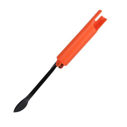 Fishing Rod Holder with Ground Spike Universal 3.8cm Diameter ABS/Stainless Steel Pole Stand for Bank & Shore Fishing (46cm Extended, 24cm Folded)‌