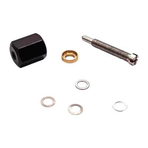 Wire Removal Tool with 4 Metal Gaskets for Fishing Reels, Professional Bea Replacement Kit with 0.1mm and 0.5mm Stainless Steel Washers