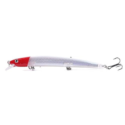 12PCS Saltwater Fishing Lures Set - Crankbaits and Jerkbaits13.5cm-15.5g-6#Hook